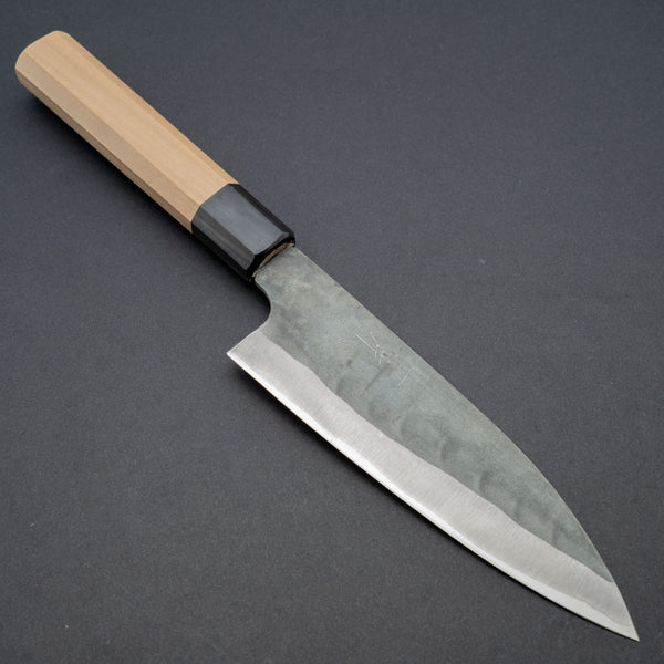 Hitohira Hizen Kurouchi Blue #1 Stainless Clad Gyuto 155mm Ho Wood Handle