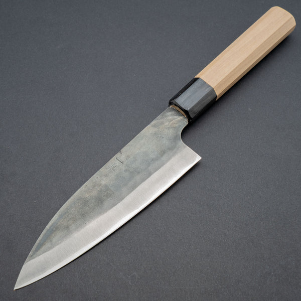 Hitohira Hizen Kurouchi Blue #1 Stainless Clad Gyuto 155mm Ho Wood Handle