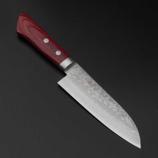 Hitohira NM V10 Damascus Santoku 130mm Pakka Handle Product vendor