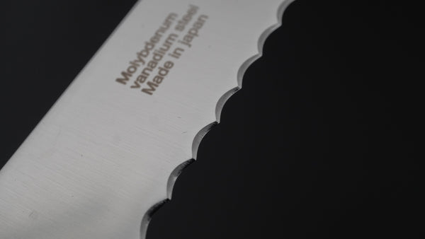 Hitohira Hiragana Bread Knife 360mm Pakka Handle