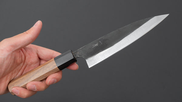 Hitohira Hizen Kurouchi Blue #1 Ajikiri 145mm Walnut Handle