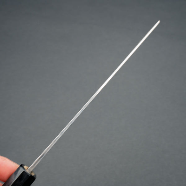 Hitohira Hizen Kurouchi Blue #1 Stainless Clad Nakiri 165mm Ho Wood Handle