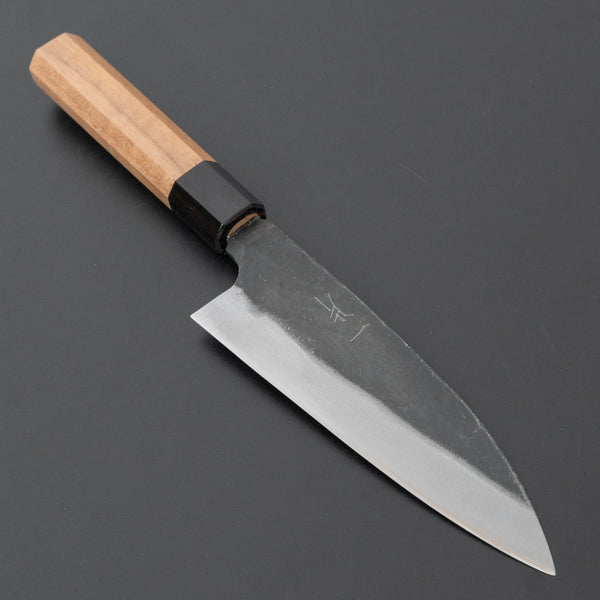 Hitohira Hizen Kurouchi Blue #1 Gyuto 155mm Walnut Handle