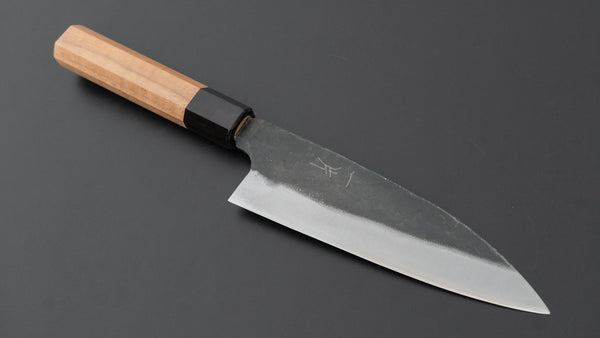 Hitohira Hizen Kurouchi Blue #1 Gyuto 155mm Walnut Handle