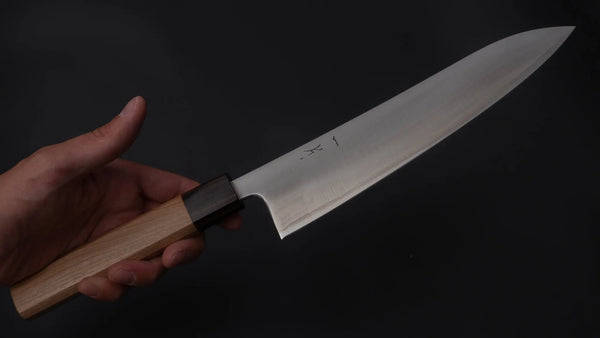 Hitohira Futana S3 Migaki Gyuto 210mm Cherry Wood Handle Product vendor
