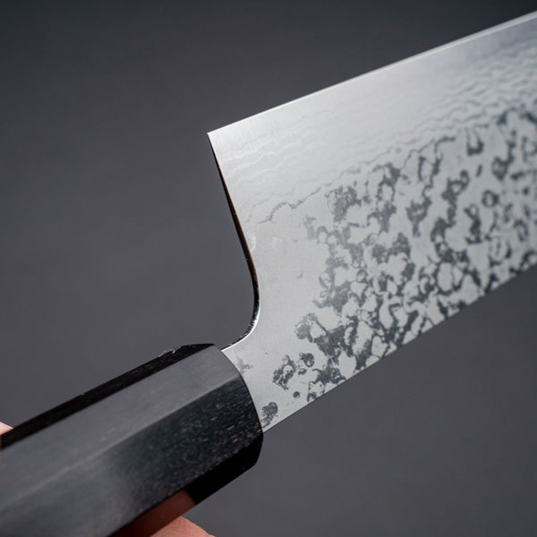Makoto Kurosaki VG7 Damascus Nakiri 170mm Ebony Handle