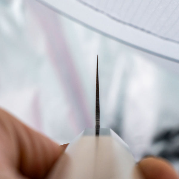 Hitohira HG Damascus Nakiri Ho Wood Handle