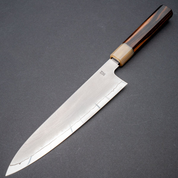 Hitohira Nao SG2 Kasumi Gyuto 210mm Ebony Handle