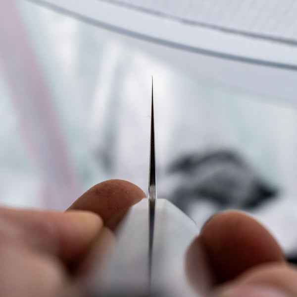 Hitohira Nao SG2 Kasumi Gyuto 210mm Ebony Handle