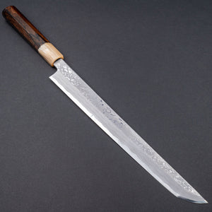 Hitohira Kikuchiyo Mosuke Kikko Blue #1 Yanagi Sakimaru 300mm Ziricote Handle (Saya) (Discounted) Product vendor