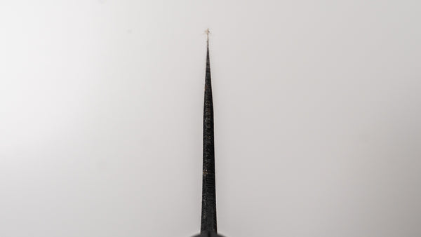 Hitohira Onihiro White #1 Gyuto 135mm Ho Wood Handle (D-Shape)