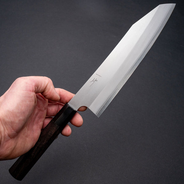 Hitohira Silver #3 Nashiji Kiritsuke Gyuto 210mm Ebony Handle Product vendor