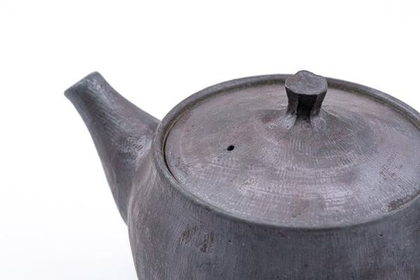 Komon Shinohara - Teapot (Type A) Kirikabu Black