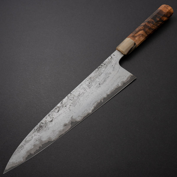 Cygnus Buccinator 26c3 270mm Gyuto Riisgaard Walnut Handle - Tetogi