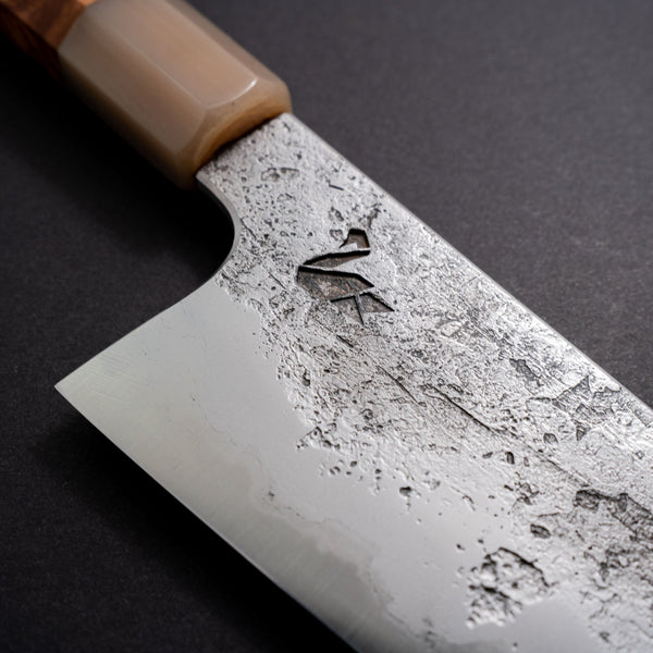 Cygnus Coryphus 26c3 250mm Gyuto Riisgaard Elm Burl Handle - Tetogi