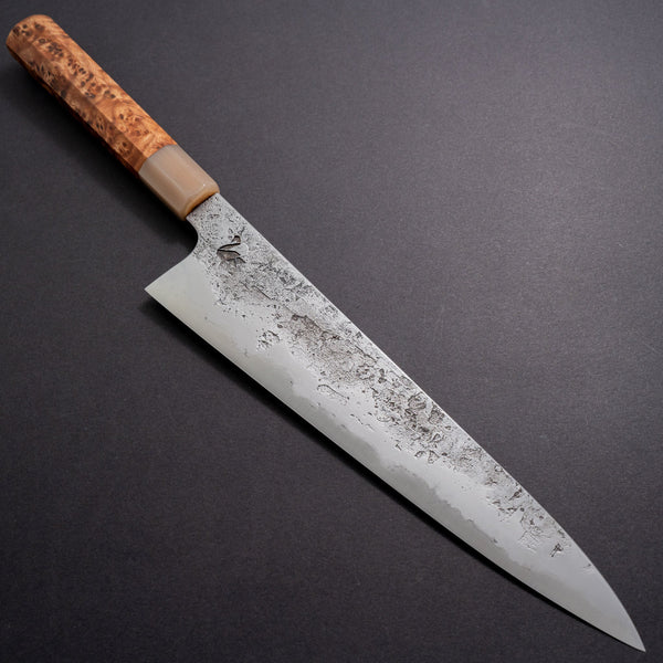 Cygnus Coryphus 26c3 250mm Gyuto Riisgaard Elm Burl Handle - Tetogi