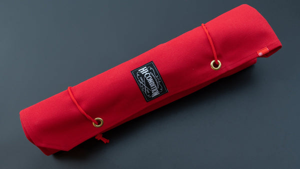 HI - CONDITION Hanpu Canvas 6 Pockets Knife Roll Red - Tetogi