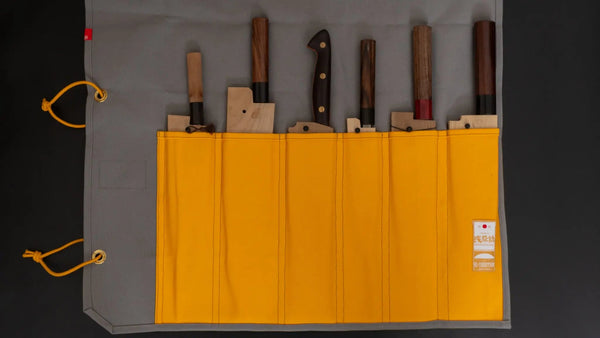 HI-CONDITION Hanpu Canvas 6 Pockets Knife Roll (Tetogi Edition) - Tetogi