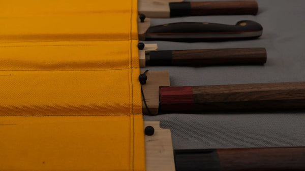HI-CONDITION Hanpu Canvas 6 Pockets Knife Roll (Tetogi Edition) - Tetogi