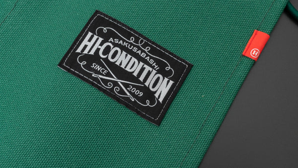 HI-CONDITION Hanpu Canvas 9 Pockets Knife Roll Deep Mid Green - Tetogi