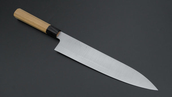 Hitohira Ashi White #2 Gyuto 270mm Ho Wood Handle - Tetogi