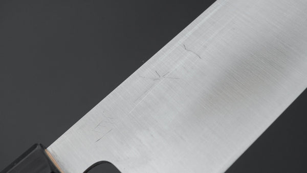 Hitohira Ashi White 2 Nakiri Ho Wood Handle - Tetogi