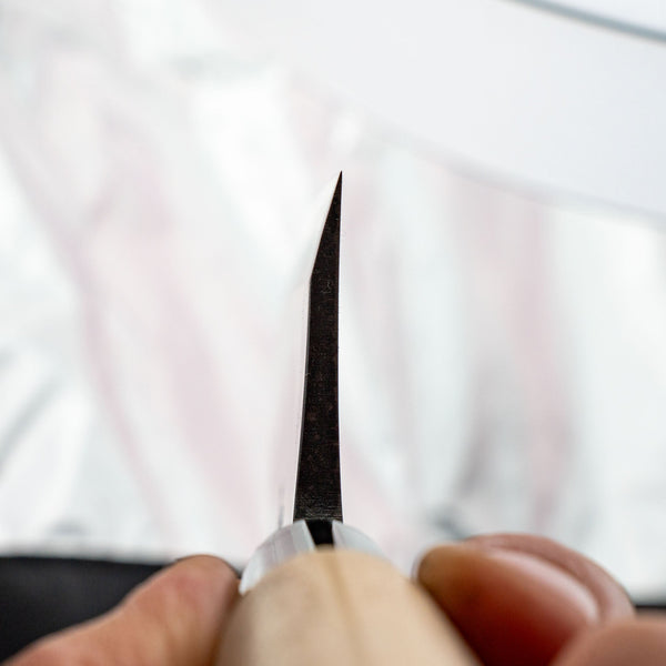 Hitohira Carbon Deba 180mm Ho Wood Handle - Tetogi