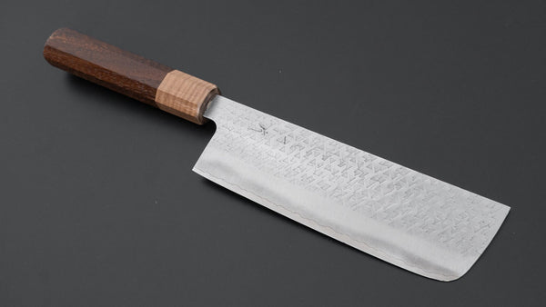 Hitohira Echizen SG2 Tsuchime Nakiri 165mm Tagayasan Handle - Tetogi