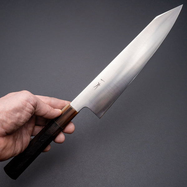 Hitohira FJ VG - 10 Kiritsuke Gyuto 240mm Ebony Handle - Tetogi