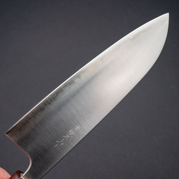 Hitohira Futana SB Migaki Santoku 170mm Keyaki Zelkova Handle - Tetogi