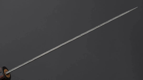 Hitohira Futana Stainless Tsuchime Damascus Petty 150mm Keyaki Zelkova Handle - Tetogi