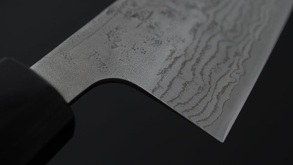 Hitohira Futana Swedish Stainless Nashiji Damascus Gyuto 210mm Walnut Handle - Tetogi