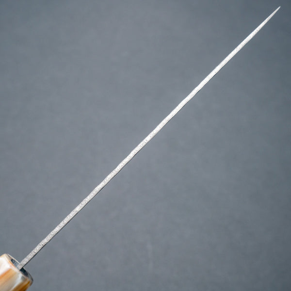 Hitohira Futana White 1 Migaki Tsuchime Petty 135mm Ebony Handle - Tetogi