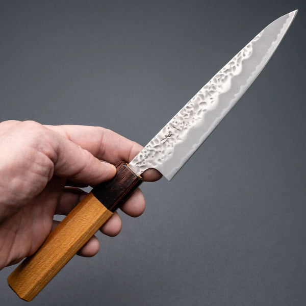 Hitohira Futana White 1 Migaki Tsuchime Petty 135mm Keyaki Zelkva - Tetogi