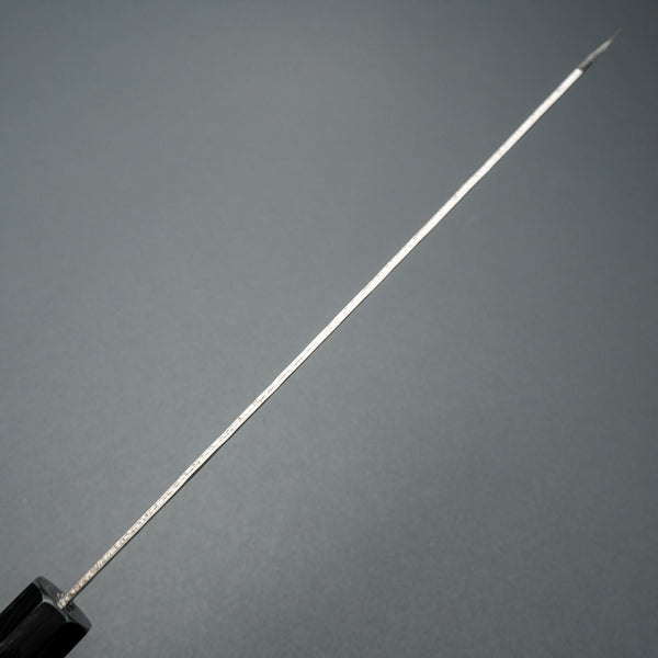 Hitohira Futana White 2 Migaki Tsuchime Kiritsuke Gyuto 210mm Ebony Handle - Tetogi