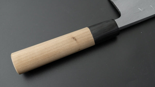 Hitohira Gorobei White #3 Left - Handed Deba 150mm Ho Wood Handle (D - Shape) - Tetogi