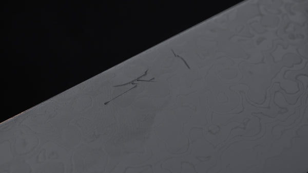 Hitohira HG Damascus Santoku 185mm Cherry Wood Handle - Tetogi