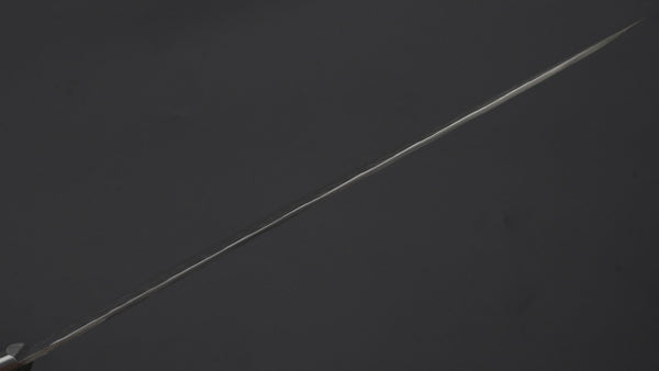 Hitohira HG Tsuchime Damascus Sujihiki 240mm Imitation Mahogany Handle - Tetogi