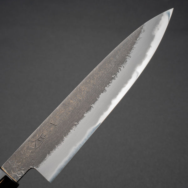 Hitohira Hinode Nashiji White 2 Petty 180mm Ho Wood Handle (Oval) - Tetogi