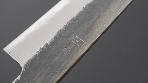 Hitohira Hinode Nashiji White 2 Stainless Clad Sujihiki 240mm Wenge Handle - Tetogi
