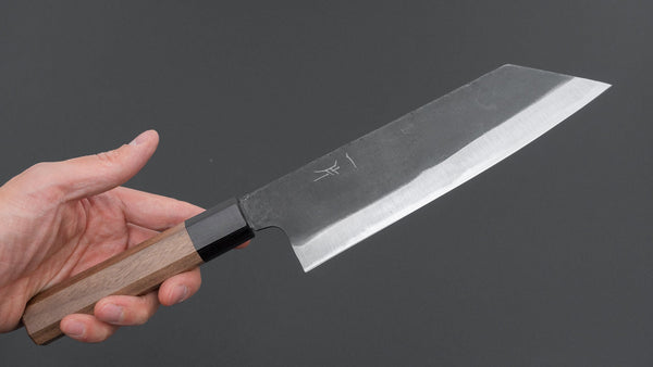 Hitohira Hizen Kurouchi Blue 1 Bunka 190mm Walnut - Tetogi