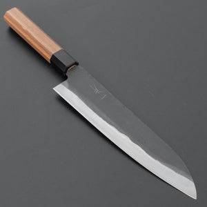 Hitohira Hizen Kurouchi Blue 1 Gyuto 210mm Walnut Handle - Tetogi
