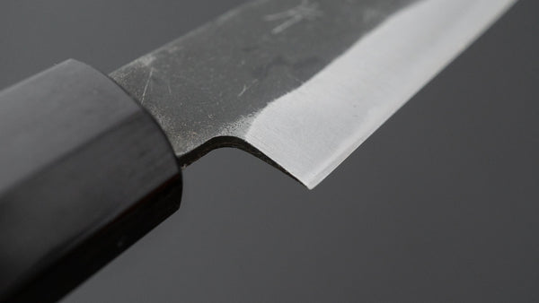 Hitohira Hizen Kurouchi Blue 1 Petty 150mm Walnut Handle - Tetogi