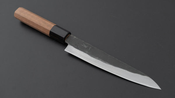 Hitohira Hizen Kurouchi Blue 1 Petty 150mm Walnut Handle - Tetogi