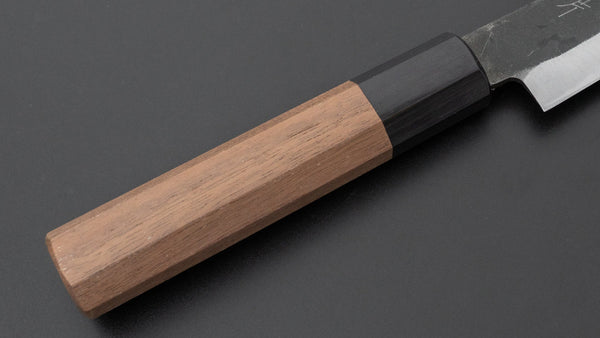 Hitohira Hizen Kurouchi Blue 1 Petty 150mm Walnut Handle - Tetogi