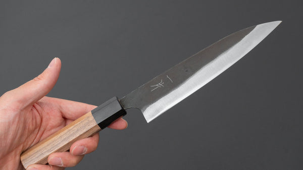 Hitohira Hizen Kurouchi Blue 1 Petty 170mm Walnut Handle - Tetogi