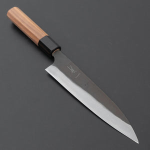 Hitohira Hizen Kurouchi Blue 1 Petty 170mm Walnut Handle - Tetogi