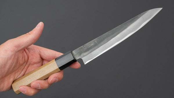 Hitohira Hizen Kurouchi Blue 1 Stainless Clad Petty 150mm Ho Wood Handle - Tetogi