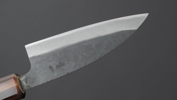 Hitohira Hizen Kurouchi Blue 1 Stainless Clad Utility 105mm Ho Wood Handle - Tetogi