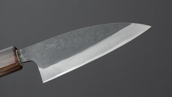 Hitohira Hizen Kurouchi Blue 1 Stainless Clad Utility 105mm Ho Wood Handle - Tetogi